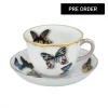 Trendy Living Butterfly Parade Tea Cup And Saucer