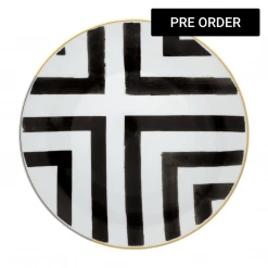 Trendy Living Vista Alegre Sol Y Sombra Dinner Plate