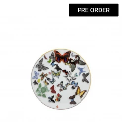 Trendy Living Butterfly Parade Dessert Plate Vista Alegre