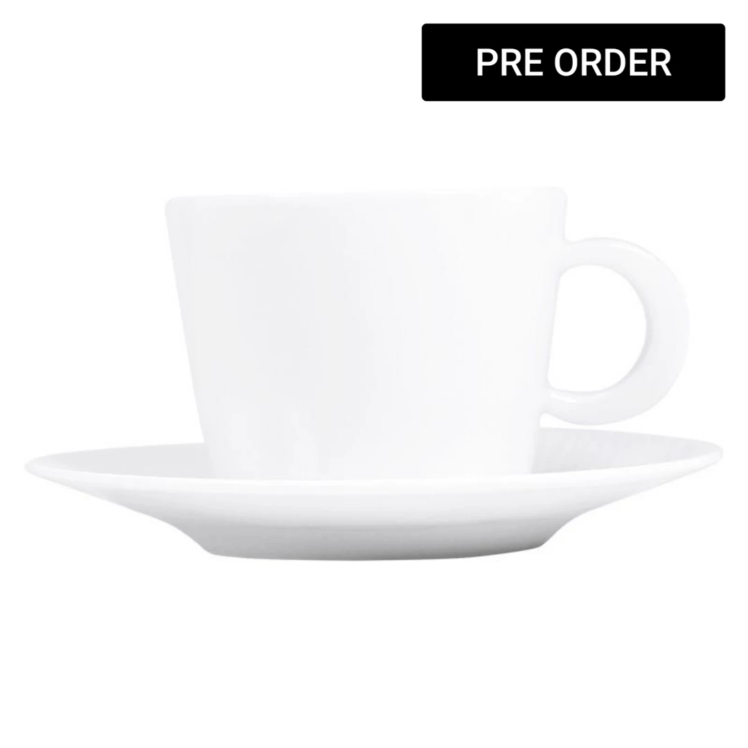 Trendy Living Organza White Tea Cup And Saucer 1 Trendy Living Organza White Tea Cup And Saucer
