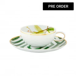 Trendy Living Vista Alegre Amazonia Tea Cup And Saucer