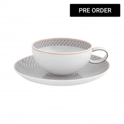 Trendy Living Maya Tea Cup And Saucer Vista Alegre