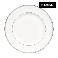 Trendy Living Platinum Grograin Dinner Plate