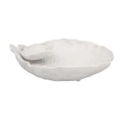 Trendy Living Leaf With Bowl And Deep Beige