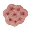 Trendy Living Maria Flor Plato Rosa Piezas De Servir