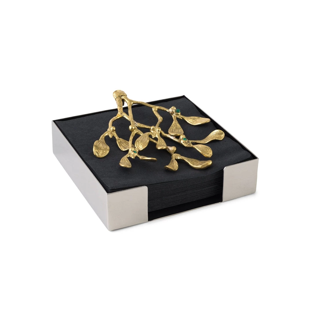 Trendy Living Mistletoe Napkin Box Piezas De Servir 1 Trendy Living Mistletoe Napkin Box Piezas De Servir