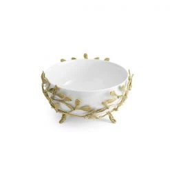 Trendy Living Mistletoe Porcelain Serving Bowl
