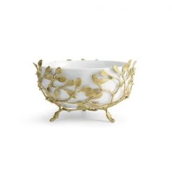 Trendy Living Mistletoe Porcelain Serving Bowl