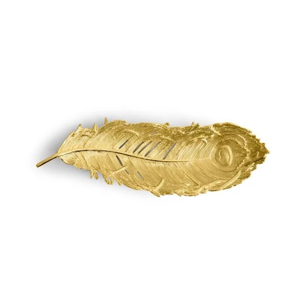 Trendy Living Plume Tray Gold 2 Trendy Living Plume Tray Gold