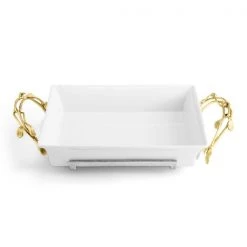 Trendy Living Michael Aram Mistletoe 2 Quart Casserole