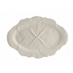 Trendy Living Piezas De Servir Oval Platter Beige