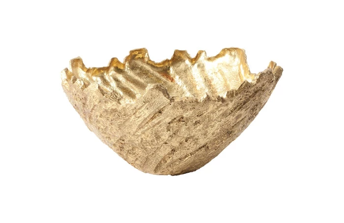 Trendy Living Puro Bowl Gold Leaf Esculturas 1 Trendy Living Puro Bowl Gold Leaf Esculturas