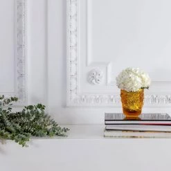 Trendy Living Lalique Pivoines Vase Amber Small