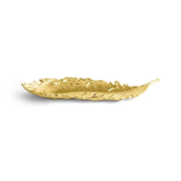 Trendy Living Plume Tray Gold 1 Trendy Living Plume Tray Gold