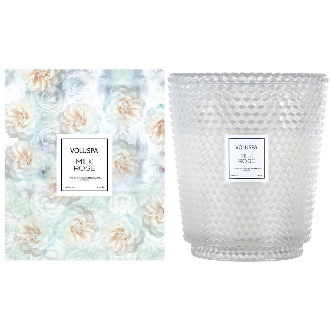Trendy Living Milk Rose Hearth Candle 2 Trendy Living Milk Rose Hearth Candle