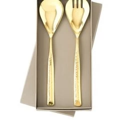 Trendy Living Levant Salad Servers Gold
