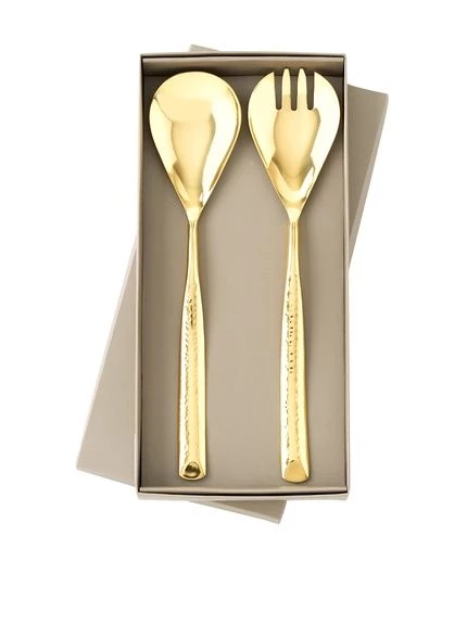 Trendy Living Levant Salad Servers Gold 1 Trendy Living Levant Salad Servers Gold