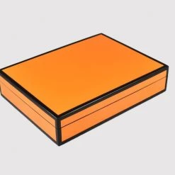 Trendyliving507 Cajas Stationary Orange And Black
